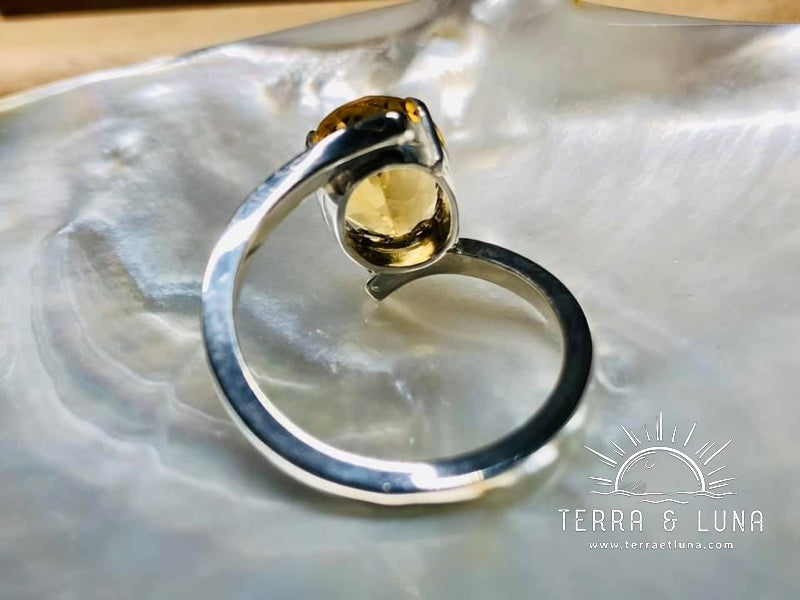 Bague pierre minerale discount
